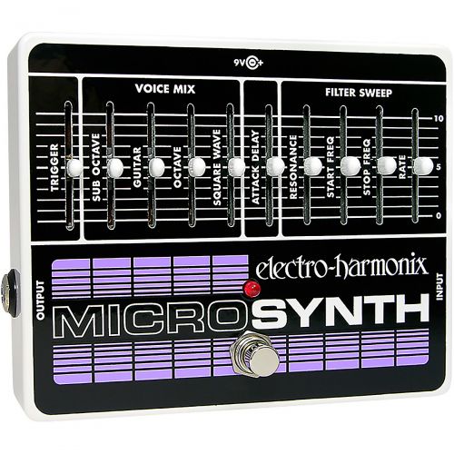  Electro-Harmonix},description:The Electro-Harmonix MicroSynth XO is a guitar pedal that creates fat analog synth sounds like those heard on classic recordings by some of the finest