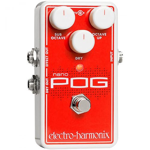  Electro-Harmonix},description:The smallest member of the polyphonic POG clan provides impeccable tracking and sound. Separate level controls for dry, sub octave and octave up plus