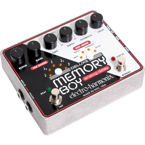  Electro-Harmonix},description:The Electro-Harmonix Deluxe Memory Boy delay pedal is a member of the Memory Man family of guitar effects. The Deluxe Memory Boys quality internal cir