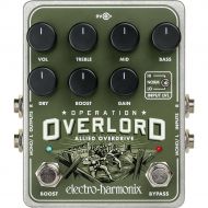 Electro-Harmonix},description:An advanced, feature laden, stereo overdrive and distortion pedal with a broad range of options and controls. With the Operation Overlord whether you