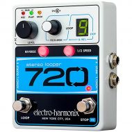 Electro-Harmonix},description:With 720 seconds (12 minutes) of stereo recording time on 10 independent loops and unlimited overdubbing, the compact 720 Stereo Looper provides guita