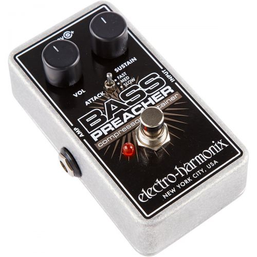  Electro-Harmonix},description:Bass guitars possess a huge dynamic range and produce powerful low frequencies. Designed for and by bassists, this compact compressorsustainer featur