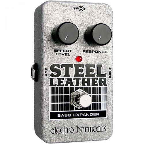  Electro-Harmonix},description:Make your sound more dynamic with the Bass Nano Steel Leather Expander. This controllable percussive effect pedal from Electro-Harmonix enhances attac