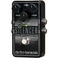 Electro-Harmonix},description:A sophisticated noise gate that can tame a single pedal or an entire effects loop! The Silencer three-control layout provides precise fine-tuning to f