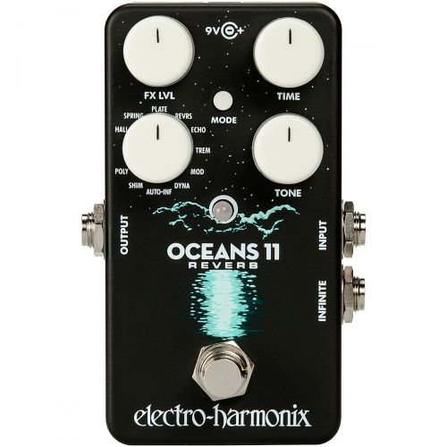  Electro-Harmonix Oceans 11 Multifunction Digital Reverb Effects Pedal