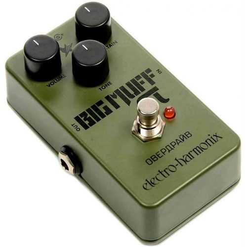  ElectroHarmonix Green Russian Big Muff Distortion/ Sustainer Pedal