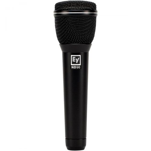  Electro-Voice},description:The Electro-Voice ND96 dynamic supercardioid vocal microphone features exceptionally high gain before feedback that is extremely effective on loud stages