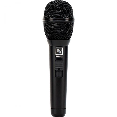  Electro-Voice},description:The ND76S microphone is a dynamic, handheld professional entertainer’s microphone that features a strong, crisp presence and a powerful and warm low end.