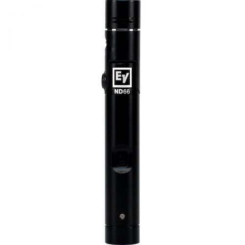  Electro-Voice},description:The ND66 is a robust, high-performance small-diaphragm condenser instrument microphone. Its self-biased small-diaphragm condenser element is vividly resp