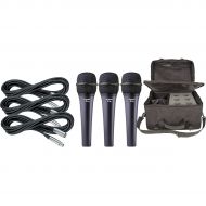 Electro-Voice},description:This Electro-Voice Cobalt 7 microphone package offers an affordable miking solution for live or studio use. It comes with three dynamic handheld mics, an