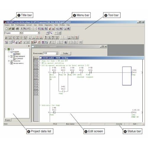  Electrodepot Programming Software GX DEV FX 8.25 1000 steps, ladder logic, Bonus: training course lessons included, CD