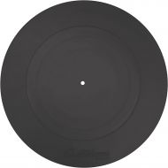 Electrohome Turntable Platter Mat (Black Rubber) - Durable Silicone Design for Vinyl Record Players (PENTRP)