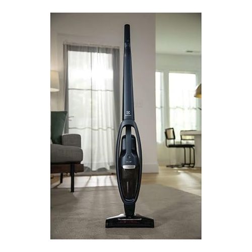 일렉트로룩스 Electrolux WellQ7 Pet Stick Cleaner Lightweight Cordless Vacuum with LED Nozzle Lights, Turbo Battery Power, PetPro+ Nozzle for Removing Pet Hair from Carpets and Hard Floors, in Indigo Blue