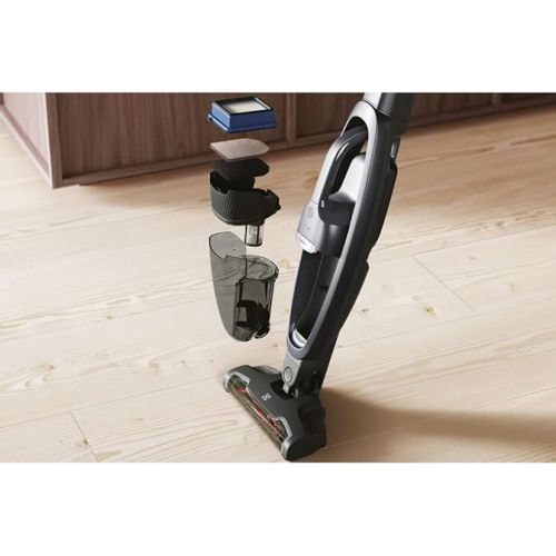 일렉트로룩스 Electrolux WellQ7 Pet Stick Cleaner Lightweight Cordless Vacuum with LED Nozzle Lights, Turbo Battery Power, PetPro+ Nozzle for Removing Pet Hair from Carpets and Hard Floors, in Shale Grey