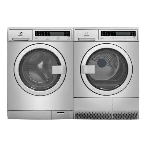 일렉트로룩스 Electrolux Stainless Steel Front Load Compact Laundry Pair with EFLS210TIS 24 Washer and EFDE210TIS 24 Electric Dryer