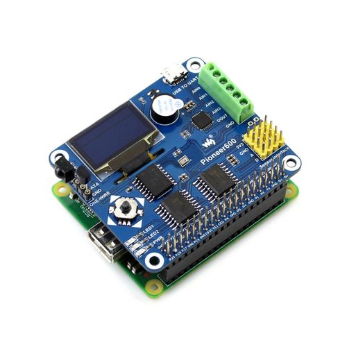  CQRobot Raspberry Pi DIY Open Source Electronic Hardware Kits(CQ-B), Compatible with Raspberry Pi A+B+2B3B, Including Expansion Board Pioneer600+SD Card+IR Controller+Temperature Sensor