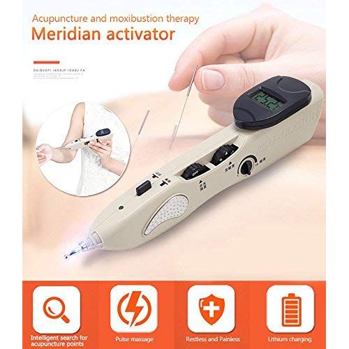  Electronic Electric Acupuncture Pen, Smart Search Acupuncture Points Massage Deep Tissue Massager for Back, Foot, Neck, Shoulder, Leg Pain Release