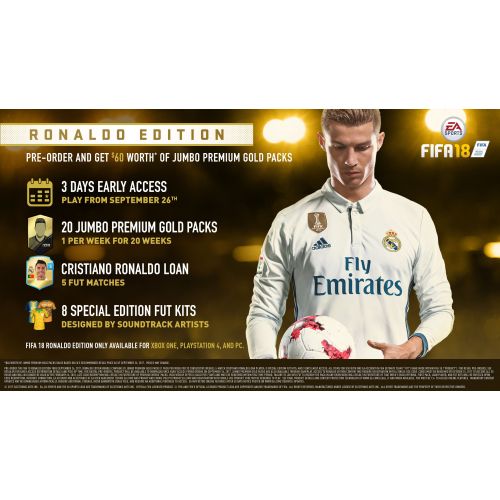  FIFA 18 Ronaldo Edition, Electronic Arts, PlayStation 4, 014633737479
