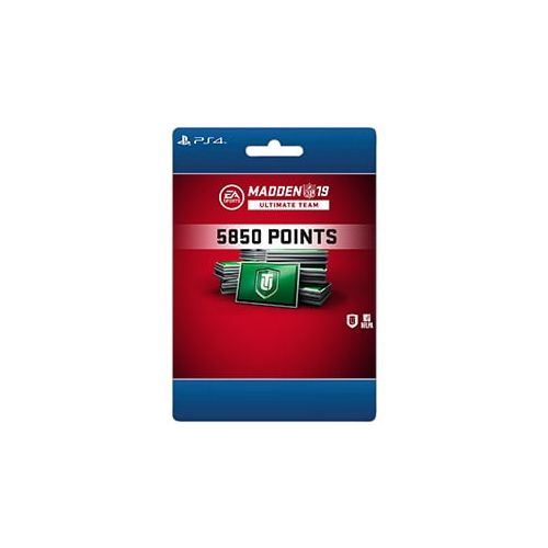  Electronic Arts Madden NFL 19 5,850 Madden Points Pack, EA Sports, Playstation 4, [Digital Download]