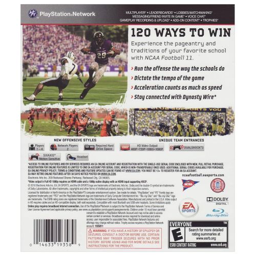  By      Electronic Arts NCAA Football 11 - PlayStation 2