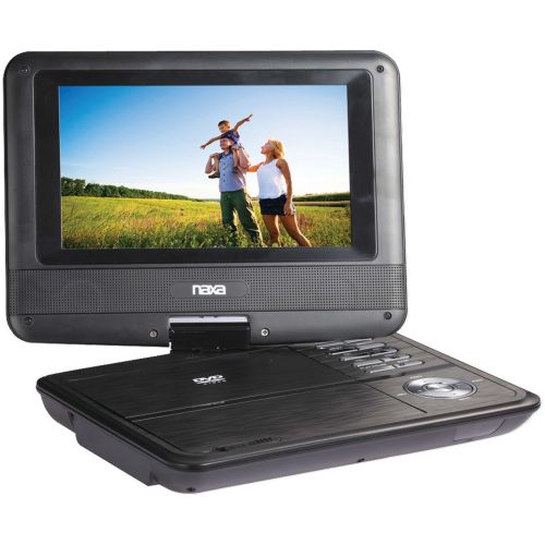  Naxa Electronics NAXA Electronics NPD-703 7-Inch TFT LCD Swivel Screen Portable DVD Player - Black lacquer
