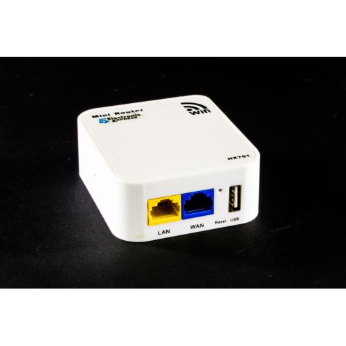  Electronix Express HX701 150Mbps Wireless N Mini Pocket Router, Repeater, 2 LAN Ports, USB Port