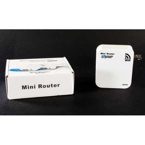  Electronix Express HX701 150Mbps Wireless N Mini Pocket Router, Repeater, 2 LAN Ports, USB Port