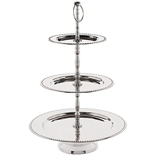  Elegance 3-Tier Beaded Buffet Serving Stand