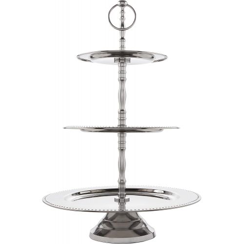  Elegance 3-Tier Beaded Buffet Serving Stand