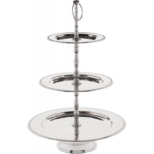  Elegance 3-Tier Beaded Buffet Serving Stand