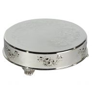 Elegance Silver 89901 Silver Plated Round Cake Stand, 14