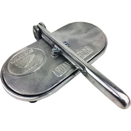  [아마존베스트]Eleganceinlife Huarache Press-Maker Tortilla Authentic Huarachera Cast Aluminum Made in Mexico 9-inch