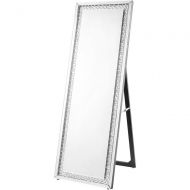 Elegant Lighting MR9123 Sparkle - 63 Rectangle Mirror, Clear Finish