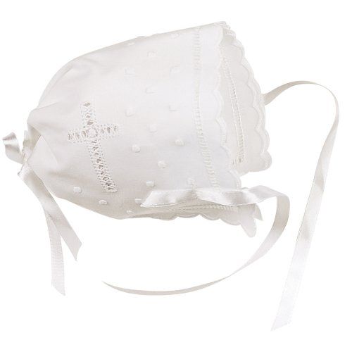  Elegant Baby White Keepsake Bonnet (Discontinued by Manufacturer)