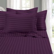 Elegant Comfort #1 Bed Duvet Cover Set - Super Silky Soft - 1500 Thread Count Egyptian Quality Luxurious Wrinkle, Fade, Stain Resistant 3-Piece STRIPE Duvet Cover Set, FullQueen,