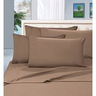 Elegant Comfort 4 Piece 1500 Thread Count Luxurious Ultra Soft Egyptian Quality Coziest Sheet Set, King, Dark Tan Taupe