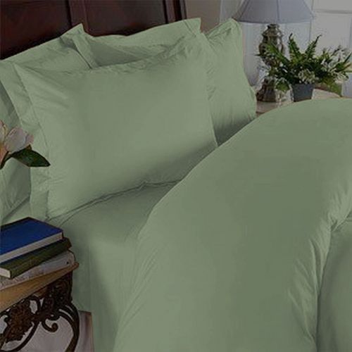  Elegant Comfort 4 Piece 1500 Thread Count Luxury Silky Soft Egyptian Quality Coziest Sheet Set, Queen, Sage Olive Green