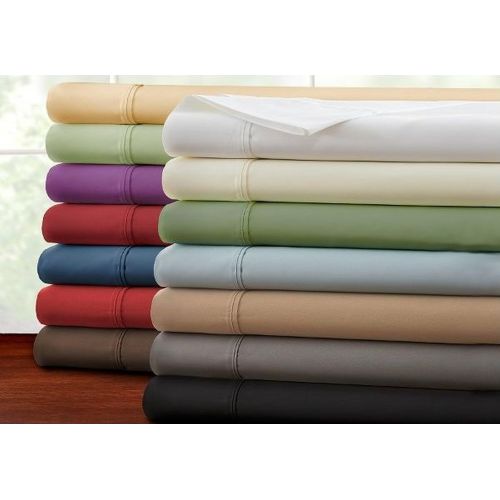  Elegant Comfort 4-Piece California King- Smart Sheet Set! Luxury Soft 1500 Thread Count Egyptian Quality Wrinkle Resistant with Side Storage Pockets on Fitted Sheet, California Kin