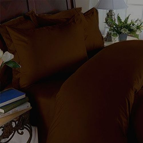  Elegant Comfort 4 Piece 1500 Thread Count Luxurious Ultra Soft Egyptian Quality Coziest Sheet Set, King, Chocolate Brown