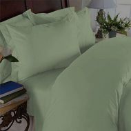 Elegant Comfort 1500 Thread Count Wrinkle Resistant Egyptian Quality Ultra Soft Luxurious 4-Piece Bed Sheet Set, Full, Green