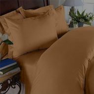 Elegant Comfort 1500 Thread Count Wrinkle Resistant Egyptian Quality Ultra Soft Luxurious 4-Piece Bed Sheet Set, Full, Bronze