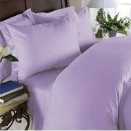 Elegant Comfort 1500 Thread Count Egyptian Quality 4-Piece Bed Sheet Sets, Deep Pockets - Luxurious Wrinkle Free & Fade Resistant, Full, Lilac