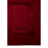 Elegant Comfort 1500 Thread Count Wrinkle & Fade Resistant Egyptian Quality Ultra Soft Luxurious 4-Piece Bed Sheet Set, King, Burgundy