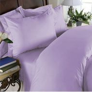 Elegant Comfort 1500 Thread Count Wrinkle & Fade Resistant Egyptian Quality Ultra Soft Luxurious 4-Piece Bed Sheet Set, Queen, Lilac