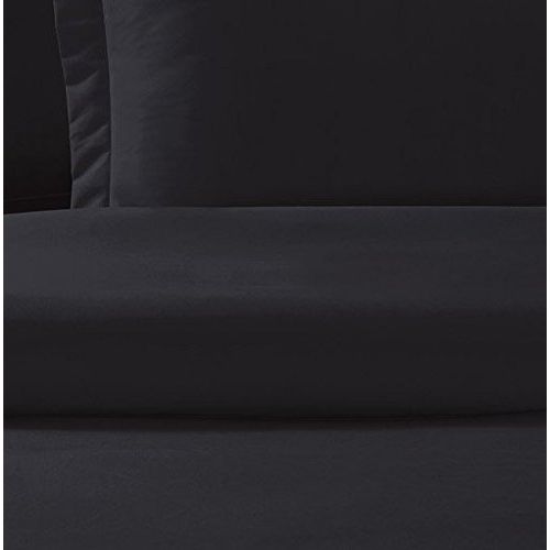  Elegant Comfort 1500 Thread Count Egyptian Quality 4-Piece Bed Sheet Sets, Deep Pockets - Luxurious Wrinkle Free & Fade Resistant , King , Black