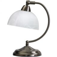 Simple Designs Elegant Designs Mini Modern Bankers Desk Lamp with Touch Dimmer Base