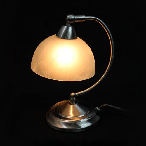  Simple Designs Elegant Designs Mini Modern Bankers Desk Lamp with Touch Dimmer Base