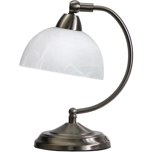  Simple Designs Elegant Designs Mini Modern Bankers Desk Lamp with Touch Dimmer Base