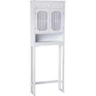 Elegant Home Fashions Lisbon Bathroom Cabinet, White