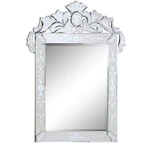  Elegant Lighting Venetian Clear Mirror, 42.5 by 1 by 32.3